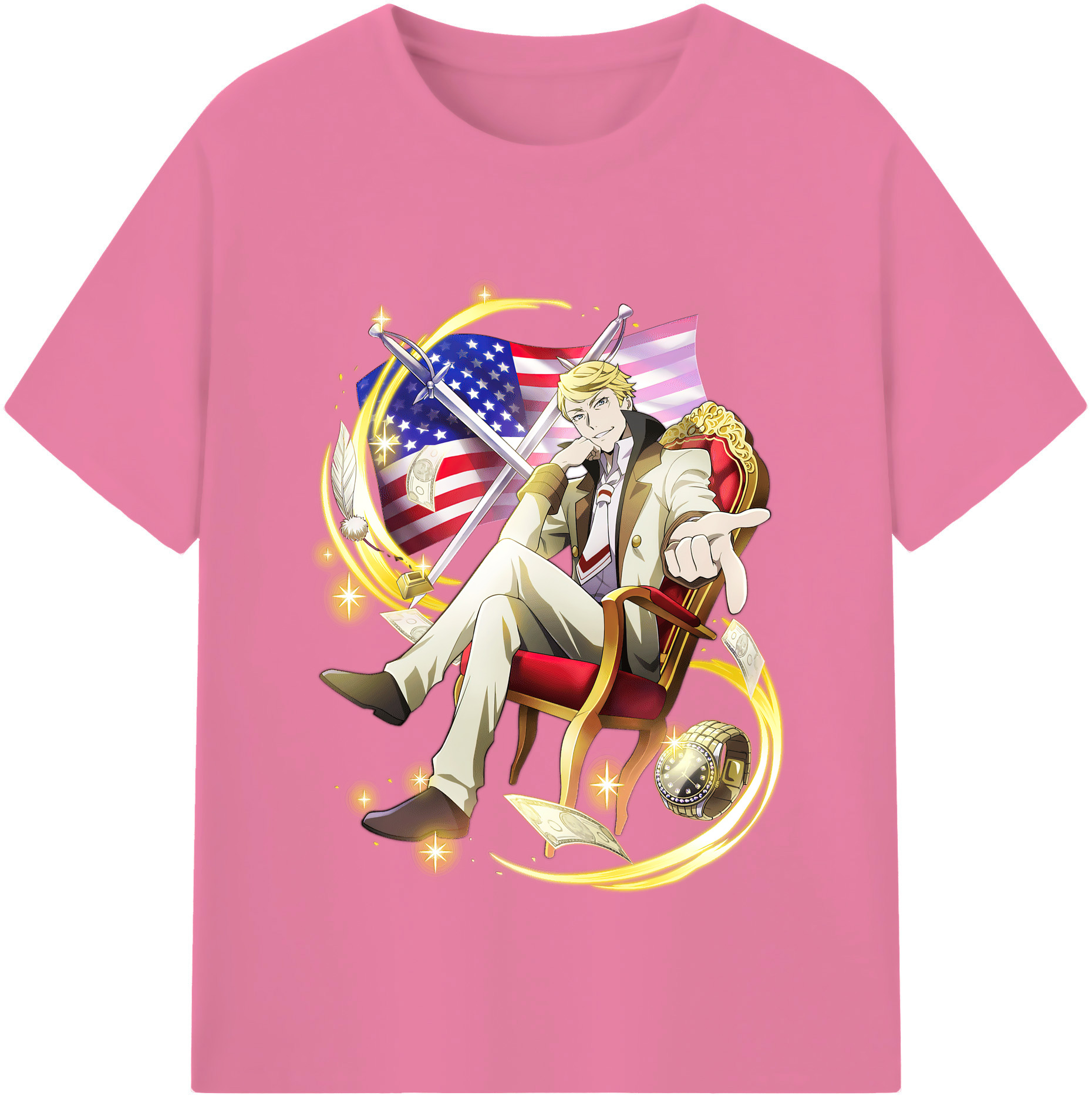 （画像用） 文豪ストレイドッグス Bungo Stray Dogs 綿100％半袖Tシャツ（フロントプリント）